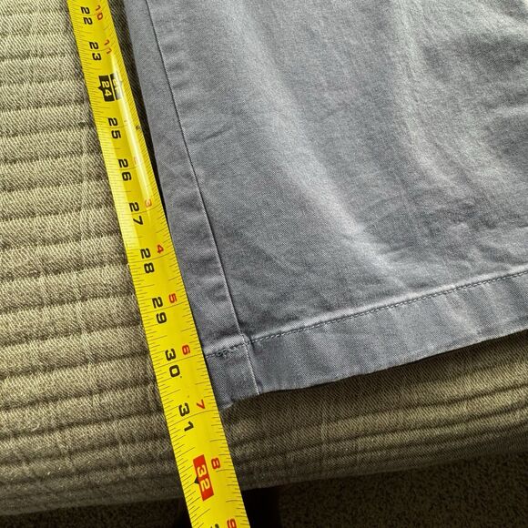 Duck Head Gold School Pant Men 42x32 Blue Chino Khaki Classic Fit Stretch - Picture 4 of 10